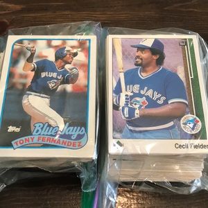 TORONTO BLUE JAYS Baseball Cards Assorted ‘81-91